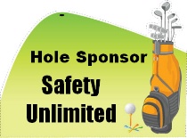 Hole Sponsor Golf Bag Shaped