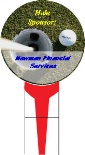 Golf Tee Round sign 1