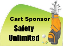 Cart Sponsor Golf Bag Shaped