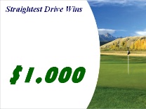 Straightest Drive Mountain golf