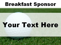 Breakfast Sponsor Ball in Grass